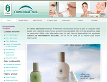 Tablet Screenshot of idealybelleza.com